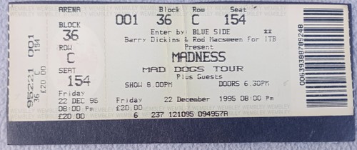 Madness mad dogs tour - dogs,