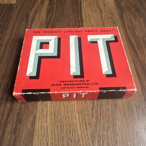 Vintage pit card - card, john
