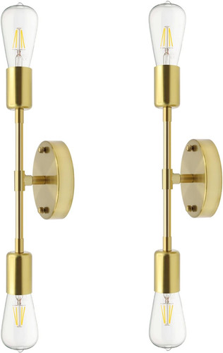 Gold wall sconces e27 - sconces,