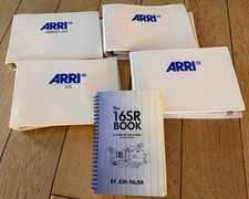 RARE : Arriflex 16SR: The Book by Jon Fauer + Arri Camera Manuals 435, SR3, IVS