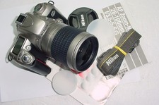 Nikon F75 35mm Film SLR Camera + Nikon 28-100mm f3.5-5.6 G Zoom Lens - Mint