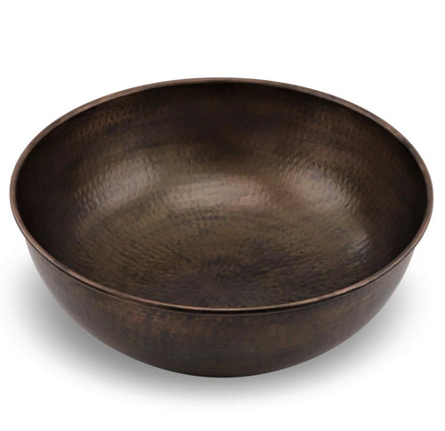 Hand hammered old copper - hammered,