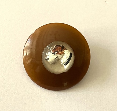 Vintage bakelite button - bakelite, w