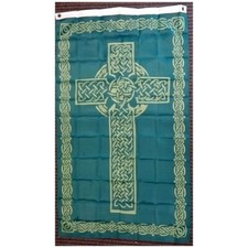 CELTIC CROSS KNOT FLAG -