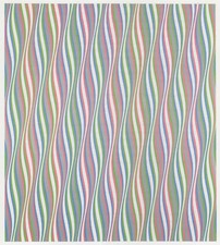 Entice 2 Bridget Riley print in 11 x 14 inch mount ready to frame SUPERB