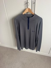 Glenbrae Merino Golf  Quarter Zip - XL