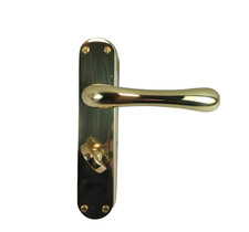 Bedroom Door Handle Brass Thumb Turn Euro line Ibra Carlisle Brass RRP£40