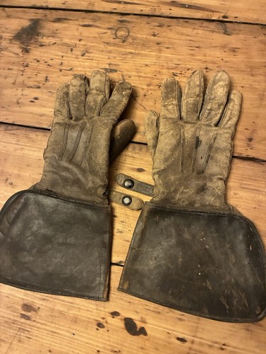 Antique 30s 40s mens leather - 30s,