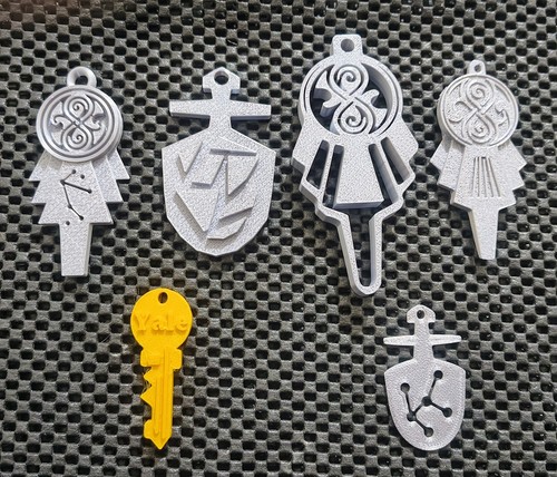 Printed tardis key - 3d,