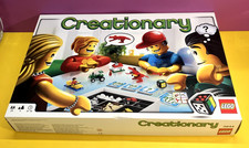 Lego Creationary Building Brick Board Game Set With Box Missing Instructions