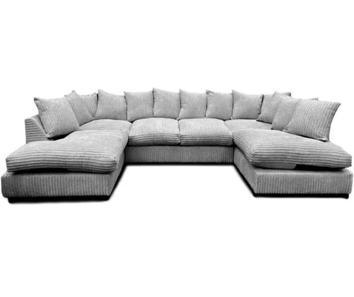 Grey jumbo cord shape - cord, u