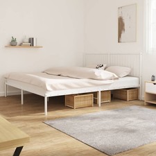 Bed Frame White Powder-Coated