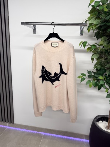 Gucci shark intarsia - intarsia, sweater