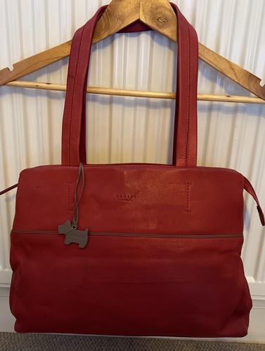Radley red leather - radley, handbag
