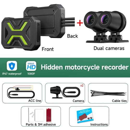 Jiuyin dual 1080p - 1080p, motorcycle