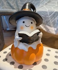 Ghost pumpkin ornament from TK