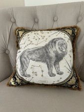 Gold Leo the Lion Cushion Pillow Small Marks And Spencer