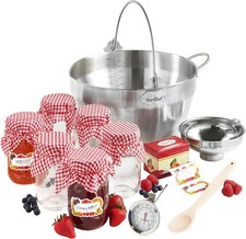 VonShef Jam Making Kit – 9L Induction Safe Maslin Pan (Label Not Included)