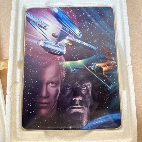 1998 star trek plate - trek,