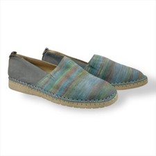 Josef Seibel Women's Striped Leather Slip on Pumps