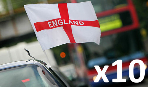 10x english flag car window - english,