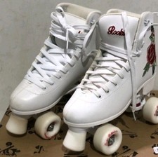 Rookie Quad Skate Rollerskates Rosa - White - BOYS/GIRLS/MENS/WOMENS