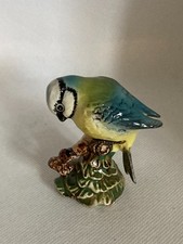 Vintage Beswick Blue Tit Bird Figurine - Model No. 992 - Gloss Finish- 1973-2002