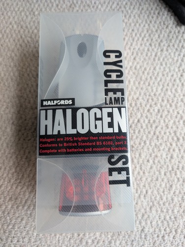 Halogen bicycle lights front
