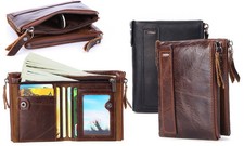 Wallet Leather RFID Blocking