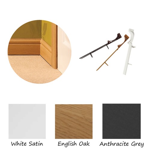 Plastic skirting board pvc - plastic,