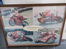Jamie Whitham signed and framed Ducati Moto Cinelli poster