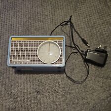 Bush Retro Analogue Clock Radio - Baby Blue - WO322 MK9 2NW Battery Mains