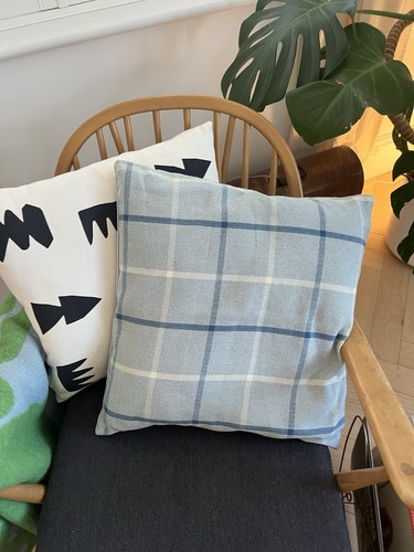 Pair vintage style blue - pair, of