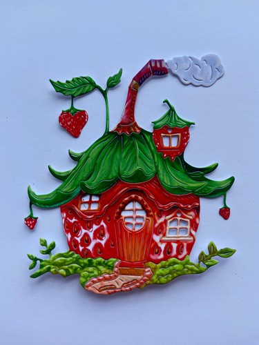 Tattered lace strawberry - tattered, “strawberry
