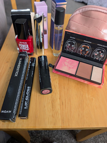 Avon makeup set bag blush - set,