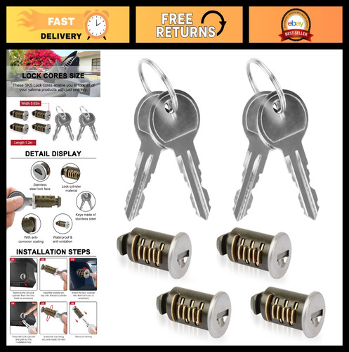 One key lock core - core, 4