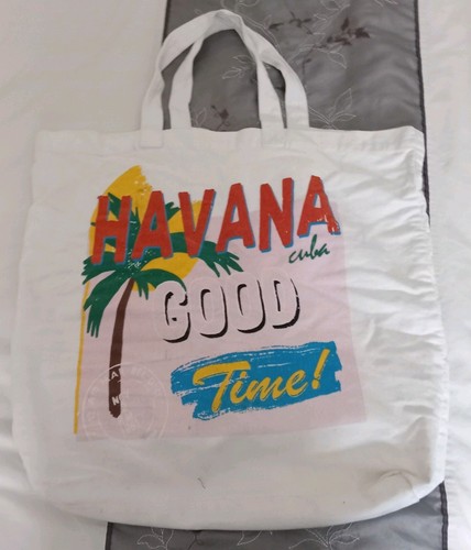 Tote bag cotton havana cuba - cotton,