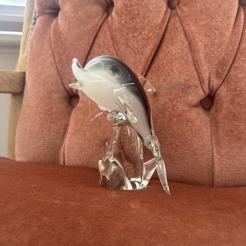 Vintage murano glass dolphins - vintage,