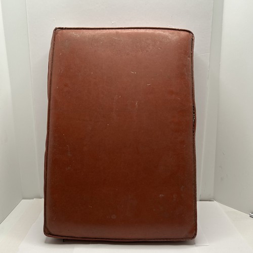 Vintage faux leather seat