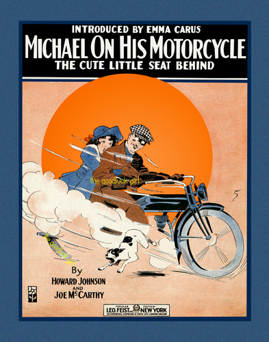 Motorcycle michael vintage - motorcycle,