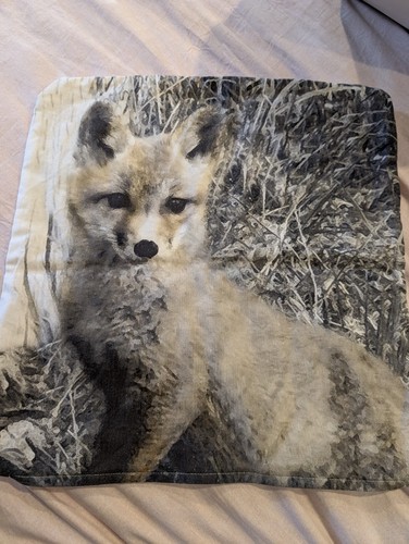 Cushion cover 44cm square fox - cover,