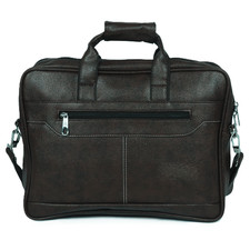 Unisex Leather Laptop Shoulder Bag Briefcase Messenger Satchel Office Work - SPL