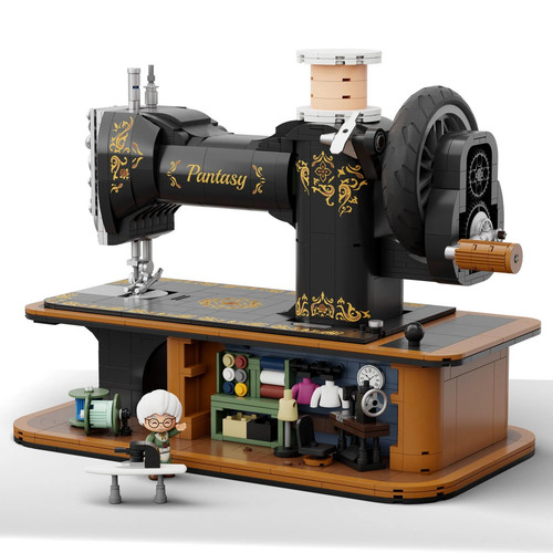 Antique hand crank sewing - hand,