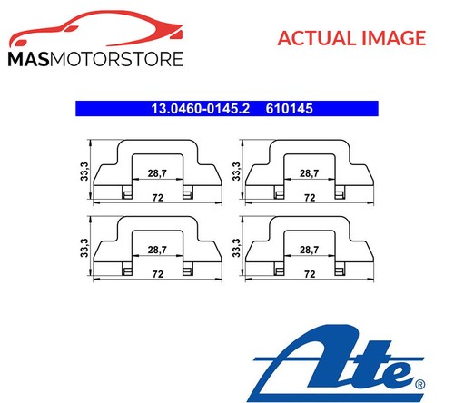 Brake pads fitting - pads, shims