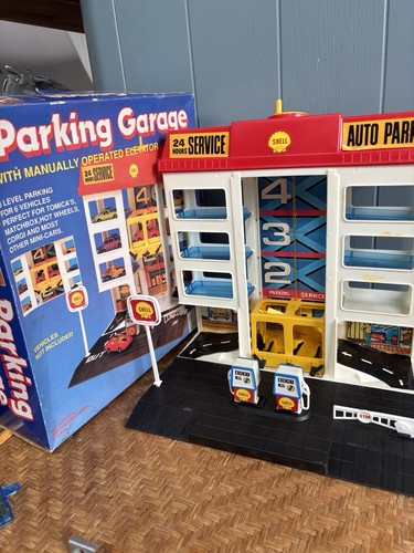 Vintage toy car garage - car, shell