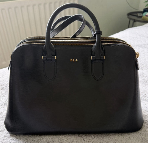 Ralph lauren black leather - black,
