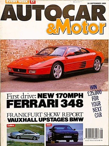 Autocar magazine sep - autocar, 20-sep-89