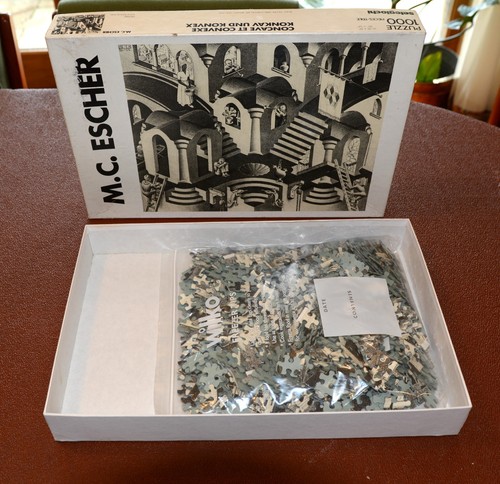 Escher jigsaw puzzle - m.c.,