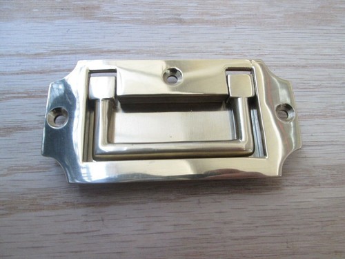 Solid brass military chest - brass,