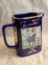 Martell Cognac  Water Jug  Grand National  1998 Earth Summit Seton Pottery